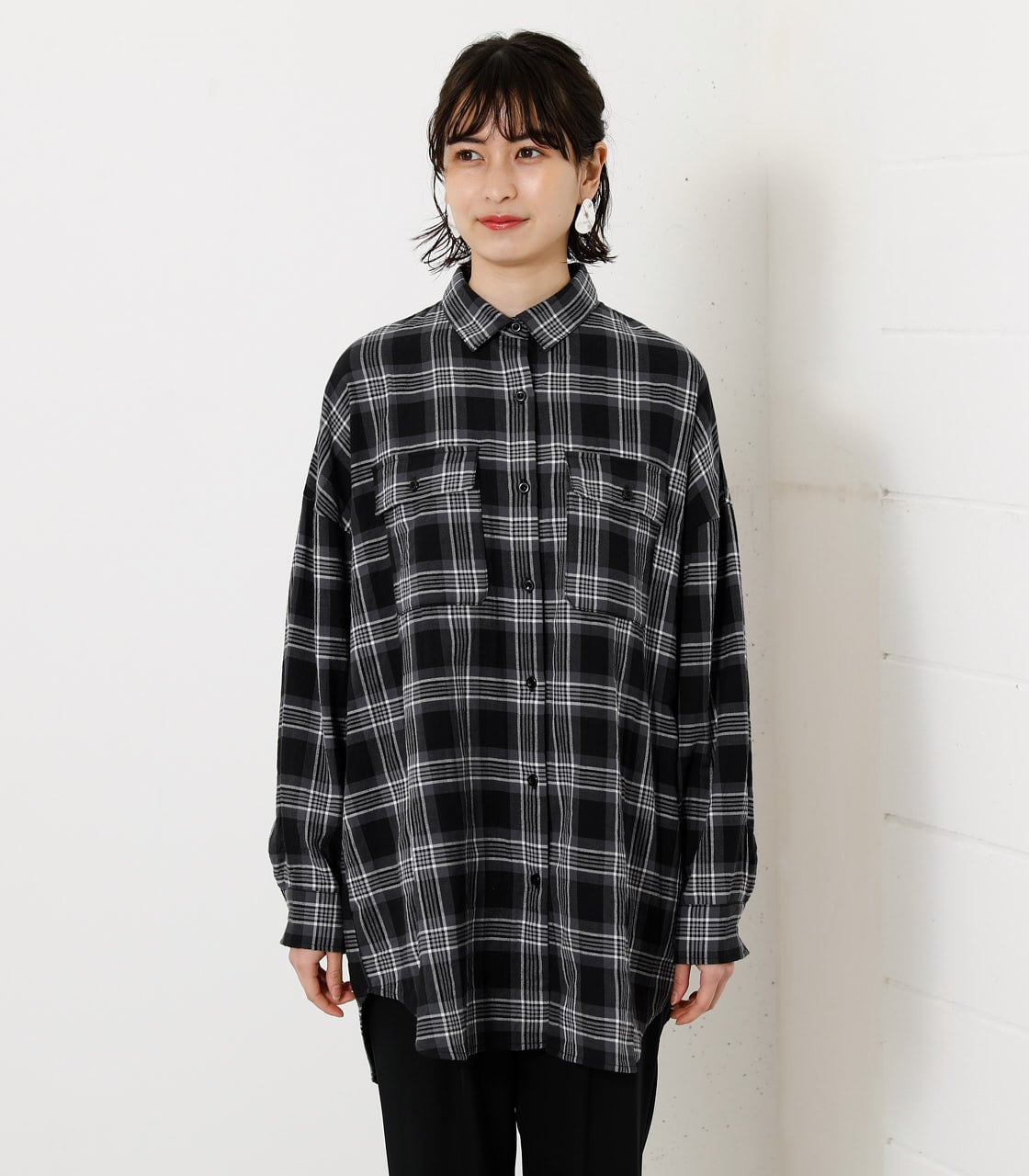 CHECK LOOSE SHIRT/チェックルーズシャツ｜AZUL BY MOUSSY（アズール