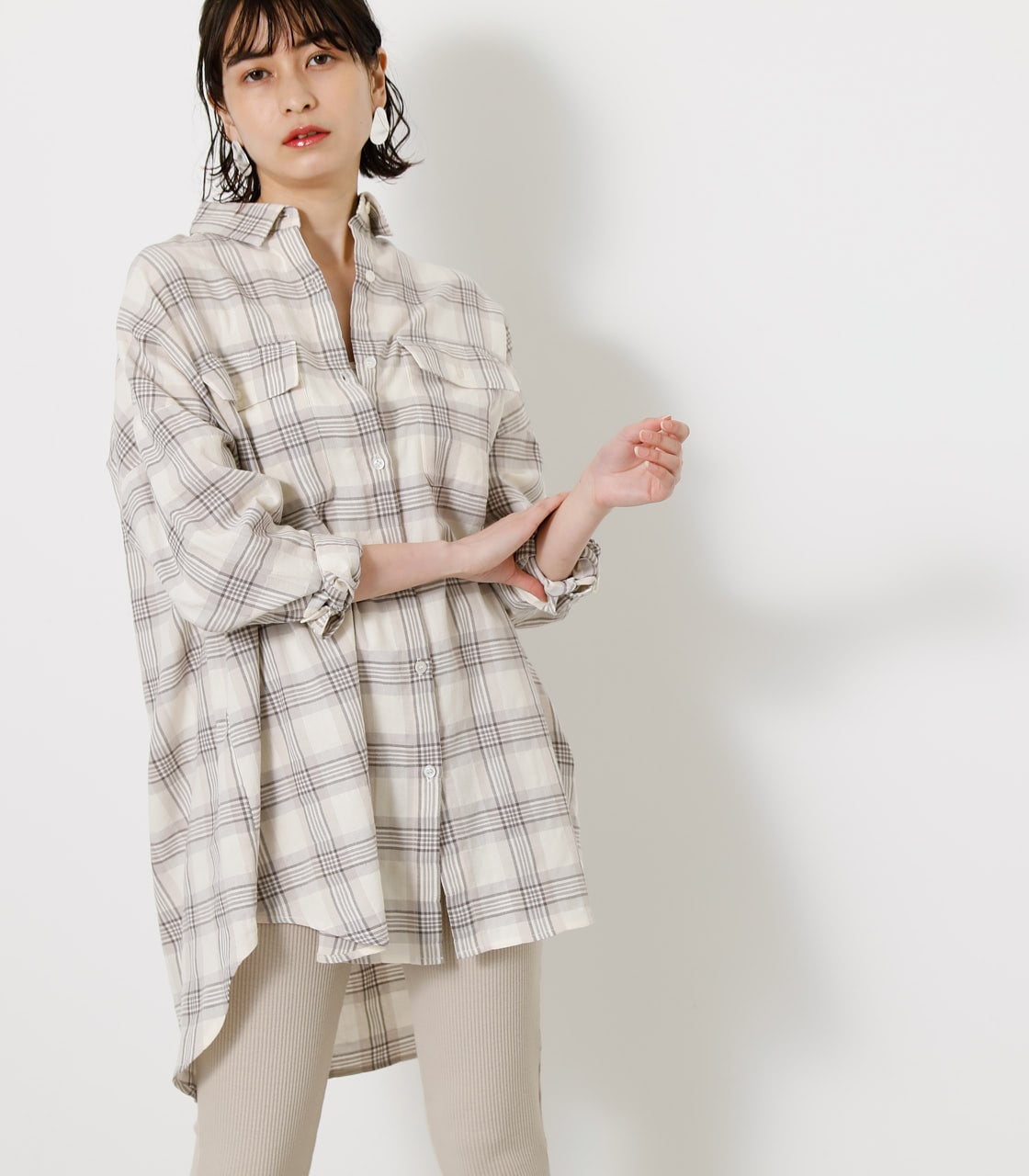 CHECK LOOSE SHIRT/チェックルーズシャツ｜AZUL BY MOUSSY（アズール