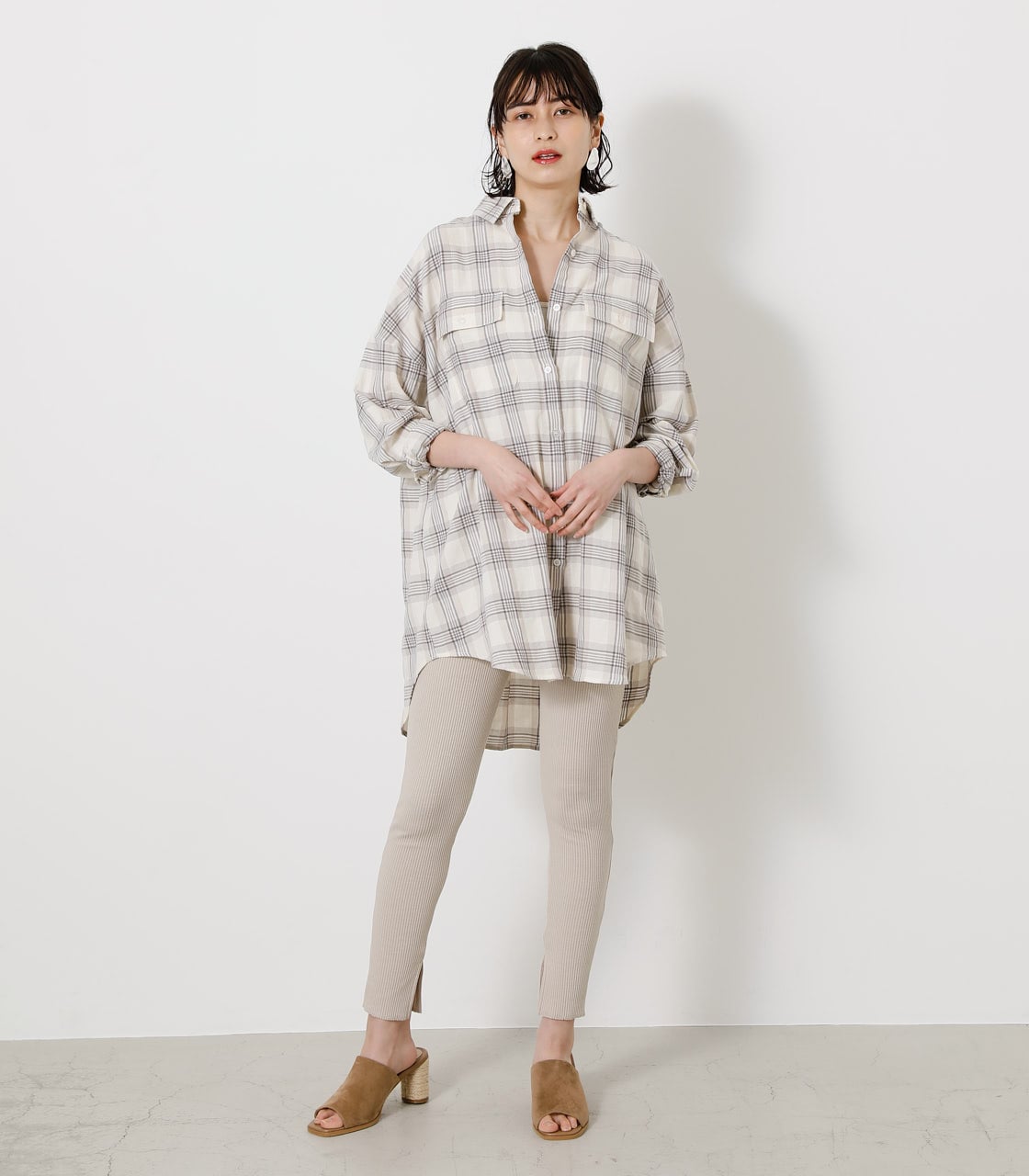 CHECK LOOSE SHIRT/チェックルーズシャツ｜AZUL BY MOUSSY（アズール