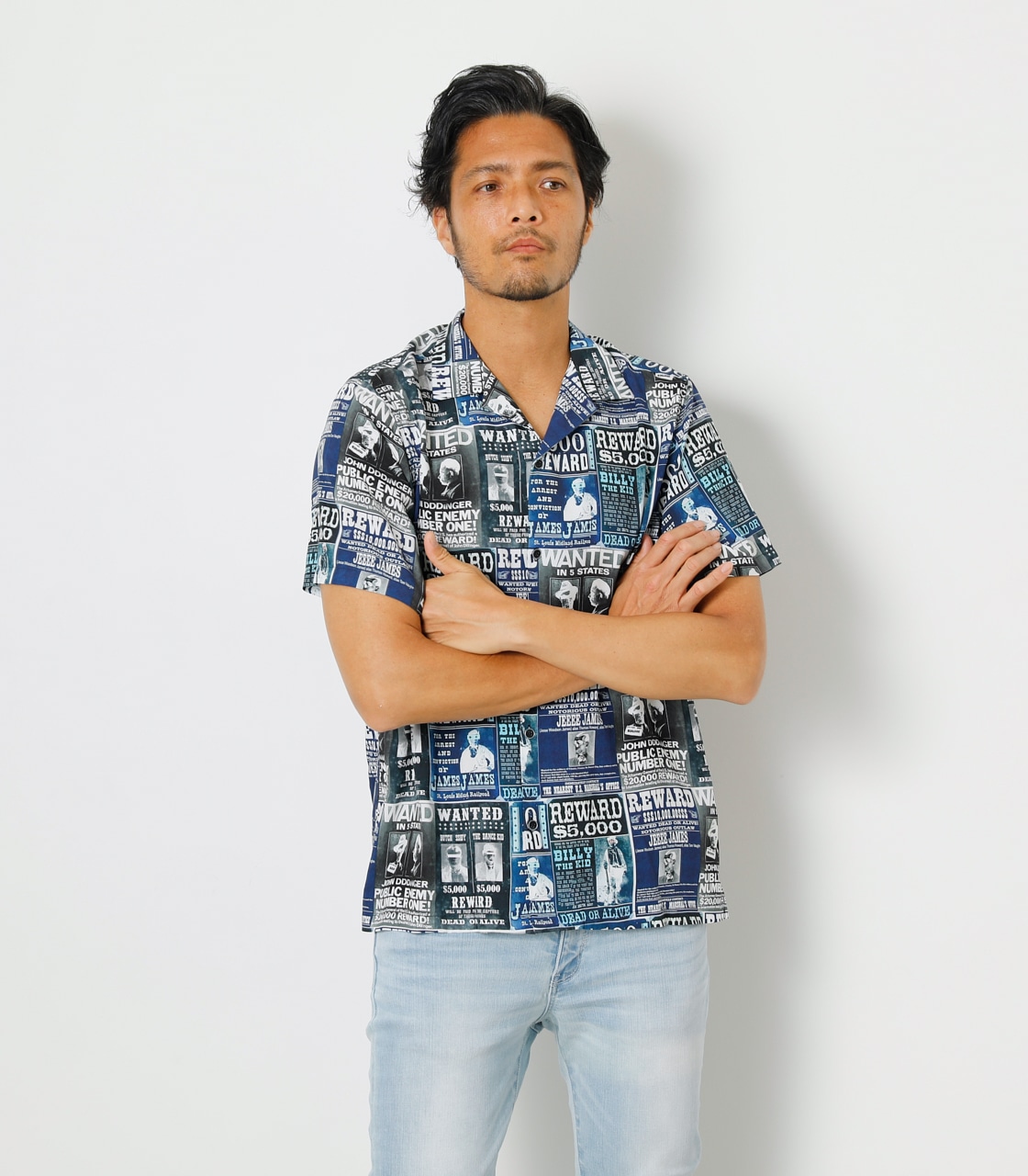 WHO IS IT ALOHA SHIRT/フーイズイットアロハシャツ 詳細画像 柄NVY 1