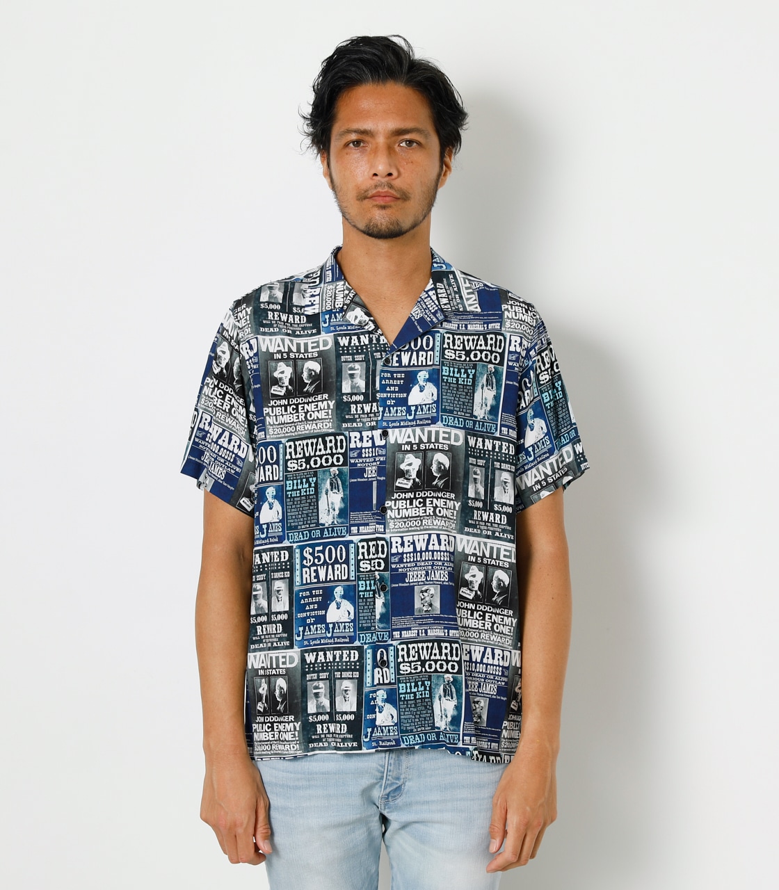 WHO IS IT ALOHA SHIRT/フーイズイットアロハシャツ 詳細画像 柄NVY 4
