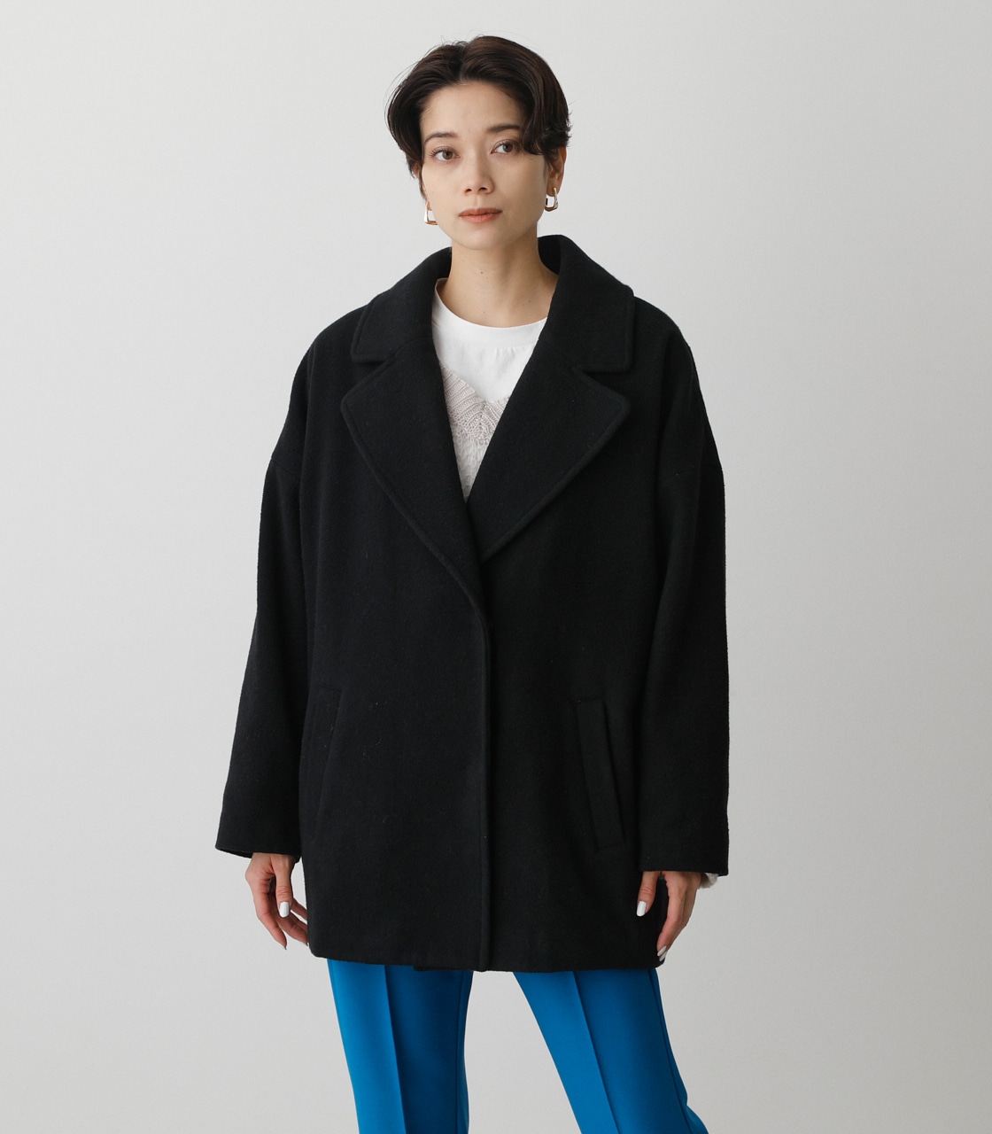MIDDLE CHESTER COAT/ミドルチェスターコート 詳細画像 BLK 5