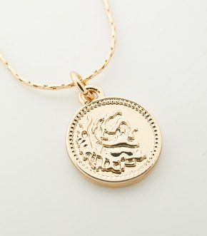 DOUBLE CHAIN COIN NECKLACE/ダブルチェーンコインネックレス 詳細画像