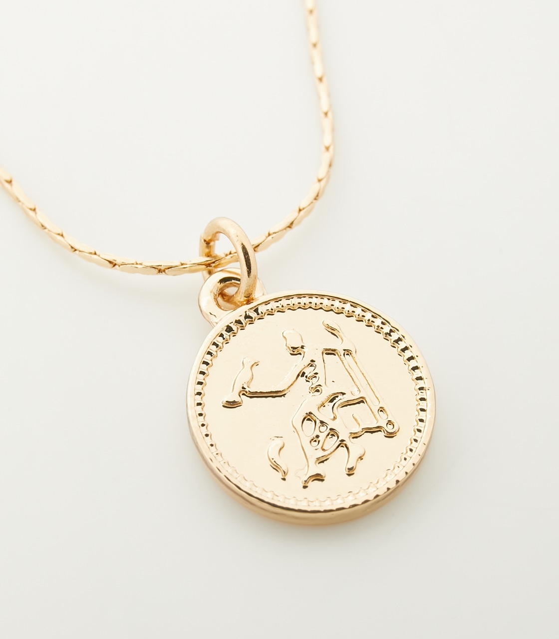 DOUBLE CHAIN COIN NECKLACE/ダブルチェーンコインネックレス 詳細画像 L/GLD 2
