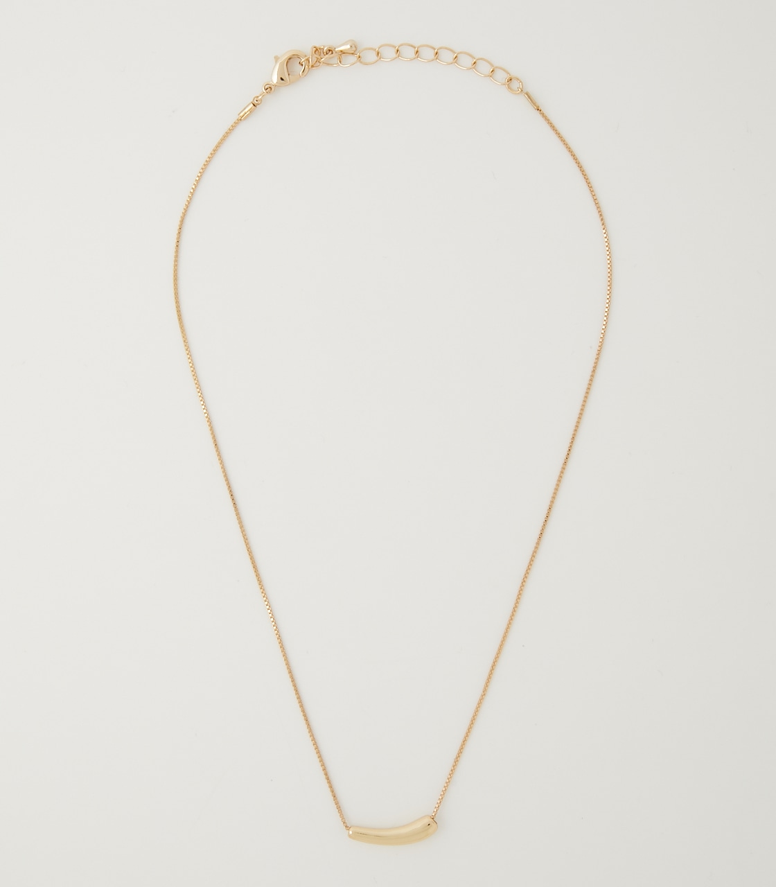 SIMPLE POLE NECKLACE/シンプルポールネックレス 詳細画像 L/GLD 1