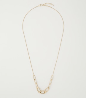 SYMMETRY CHAIN NECKLACE/シンメトリーチェーンネックレス 詳細画像