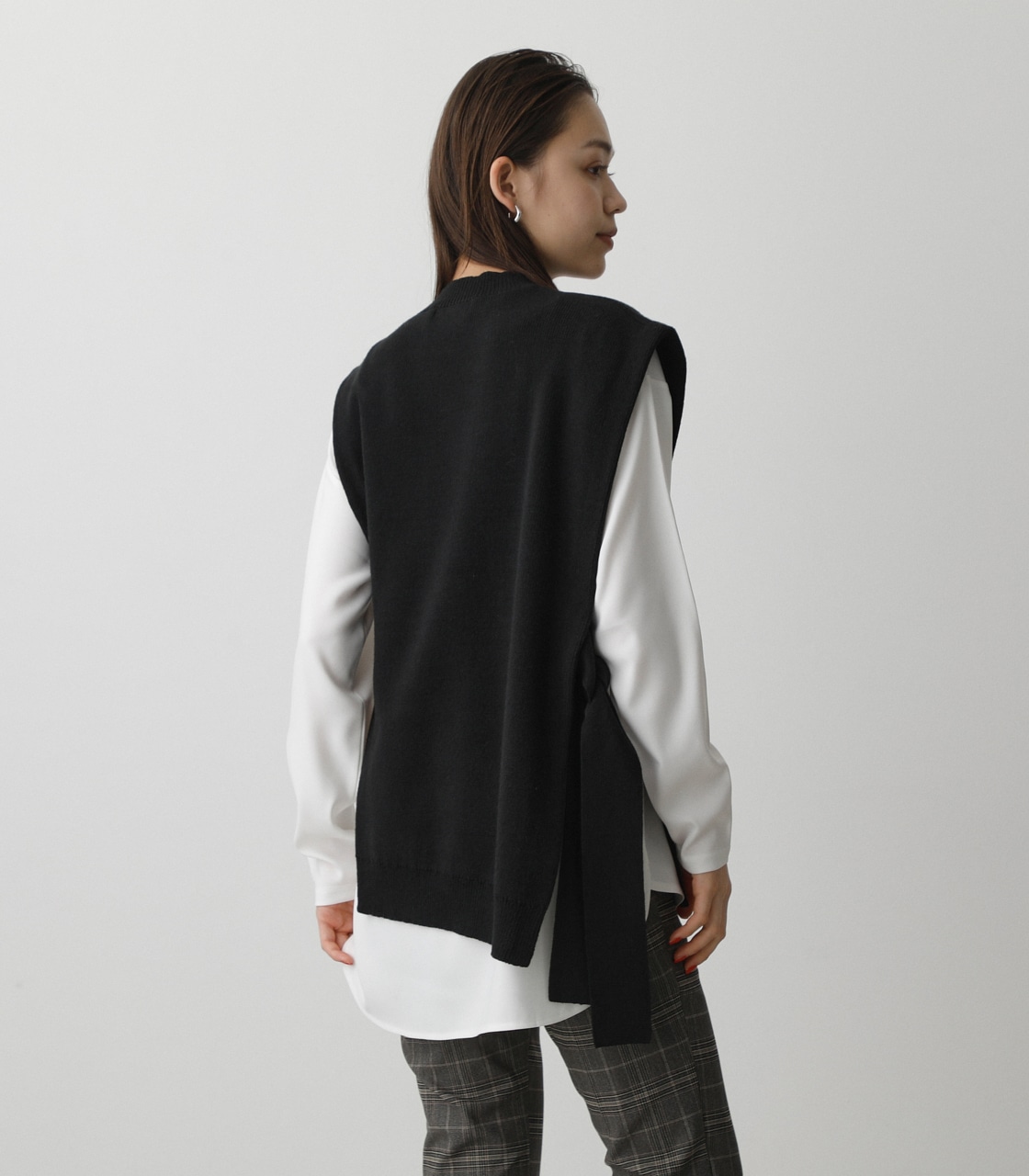 ASYMMETRY VEST KNIT SET/アシンメトリーベストニットセット｜AZUL BY MOUSSY（アズールバイマウジー）公式通販サイト
