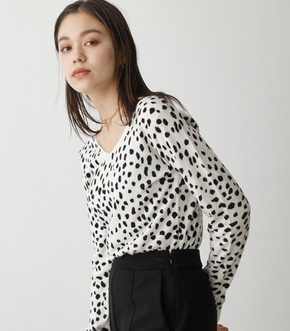 NUDIE 2WAY LEOPARD KNIT/ヌーディー2WAYレオパードニット｜AZUL BY ...