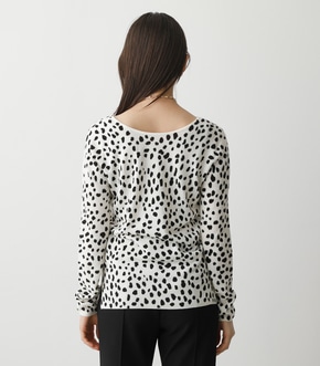 NUDIE 2WAY LEOPARD KNIT/ヌーディー2WAYレオパードニット｜AZUL BY 