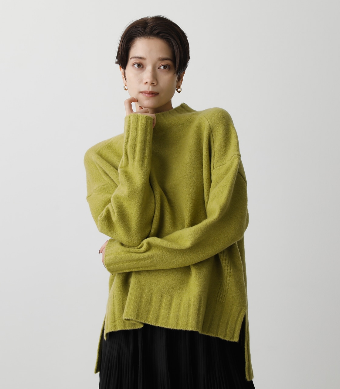 SOFT TOUCH HIGH NECK KNIT TOPS/ソフトタッチハイネック 