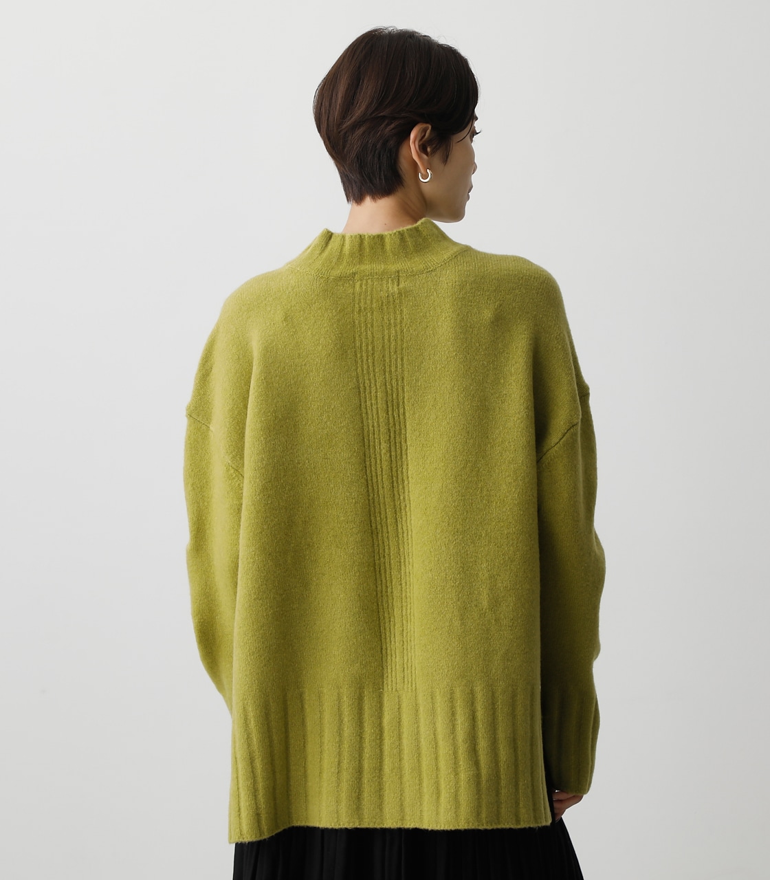 SOFT TOUCH HIGH NECK KNIT TOPS/ソフトタッチハイネックニットトップス 詳細画像 LIME 7