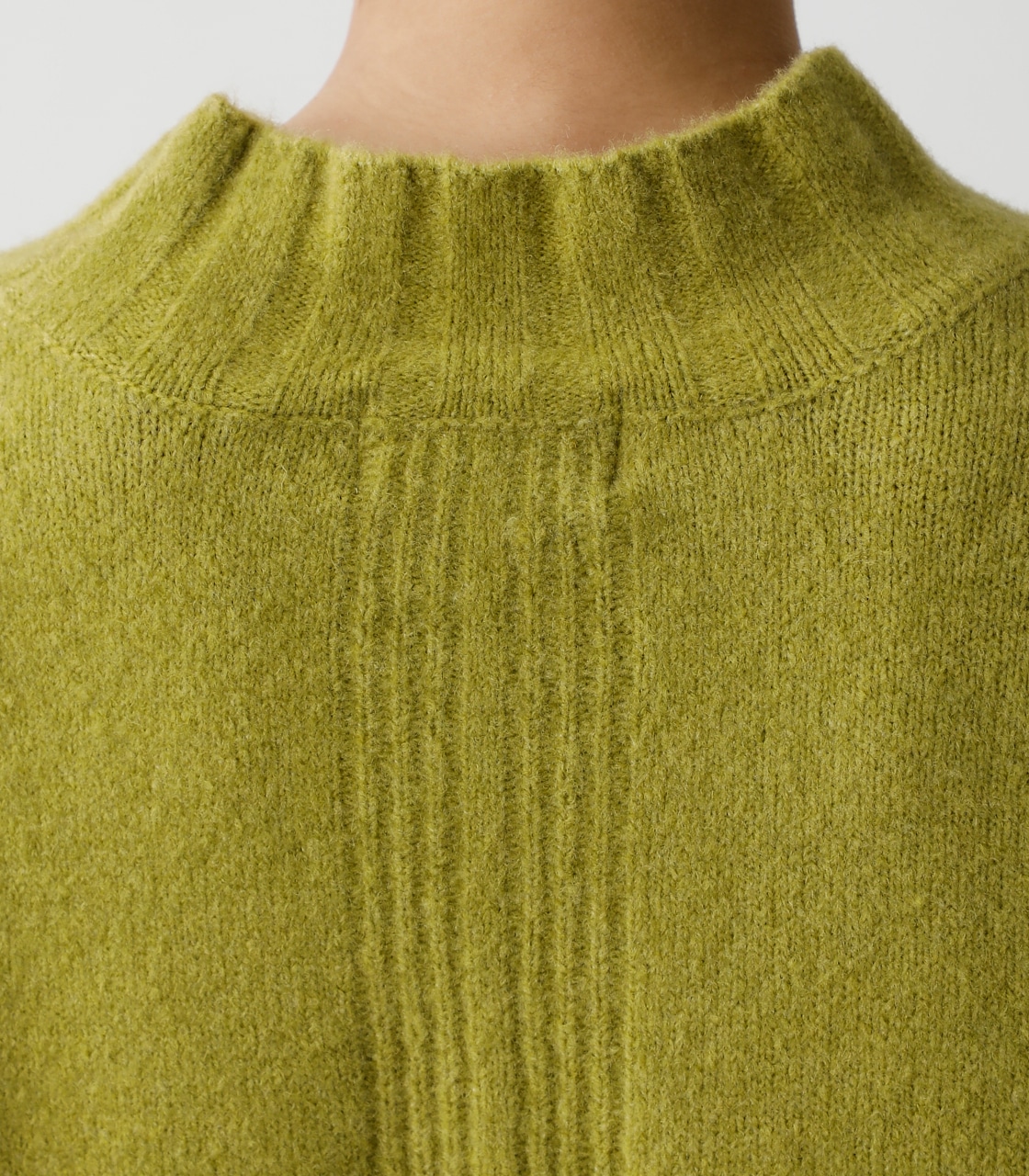 SOFT TOUCH HIGH NECK KNIT TOPS/ソフトタッチハイネックニットトップス 詳細画像 LIME 9