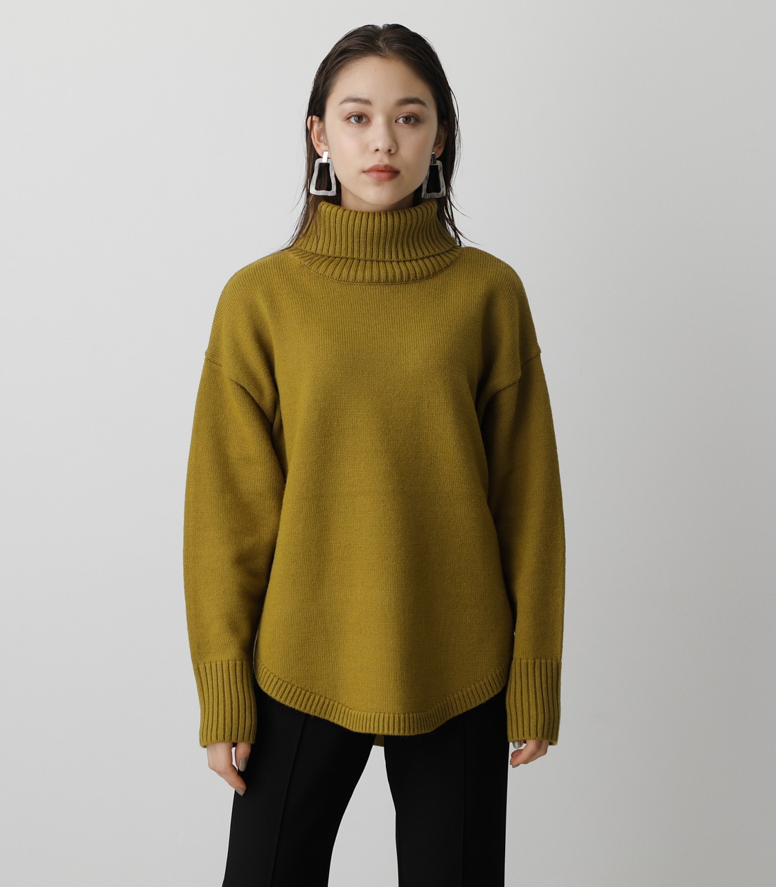 BIG TURTLE KNIT TOPS/ビッグタートルニットトップス 詳細画像 LIME 5