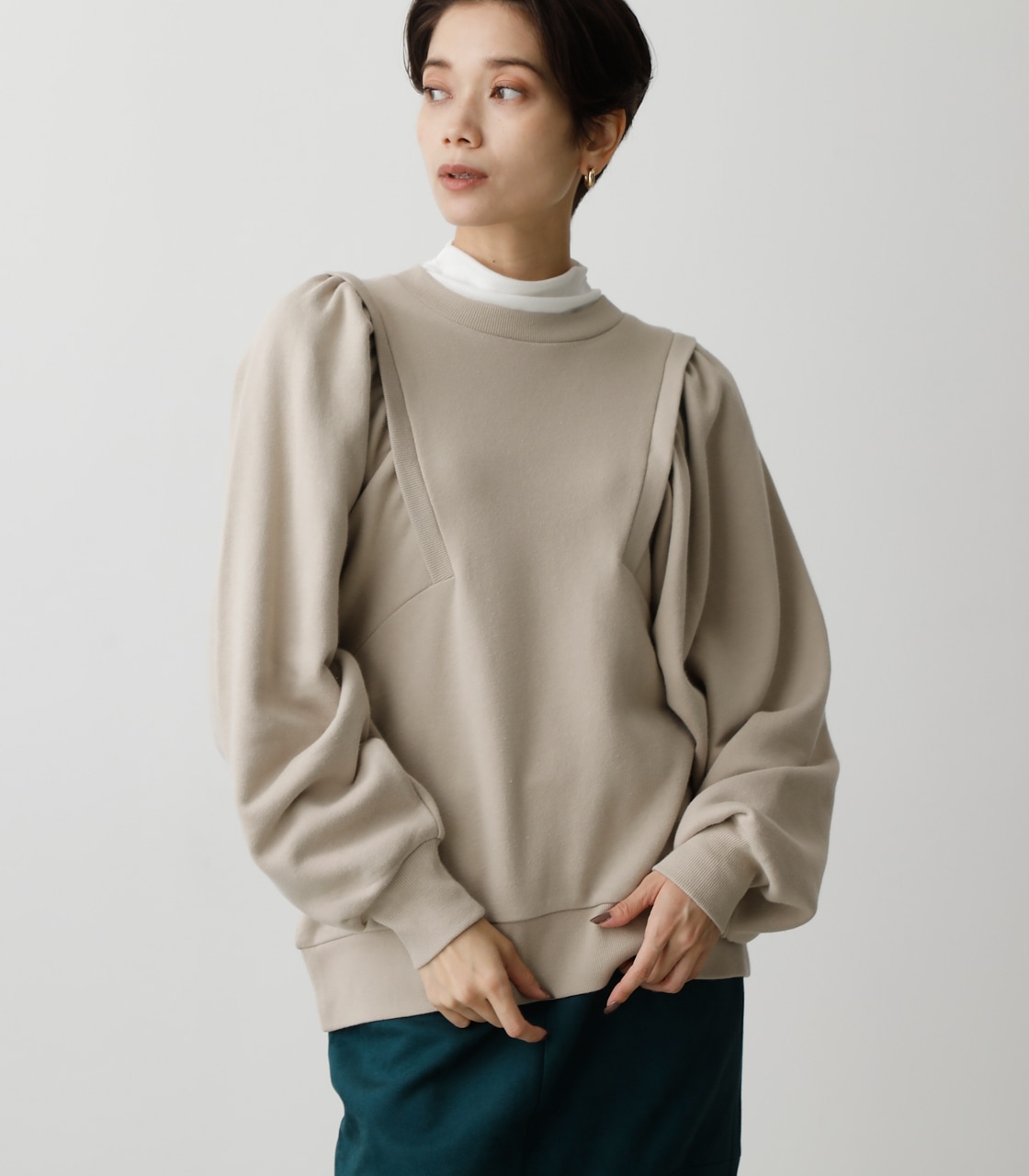 GATHER DESIGN TOPS/ギャザーデザイントップス｜AZUL BY MOUSSY 