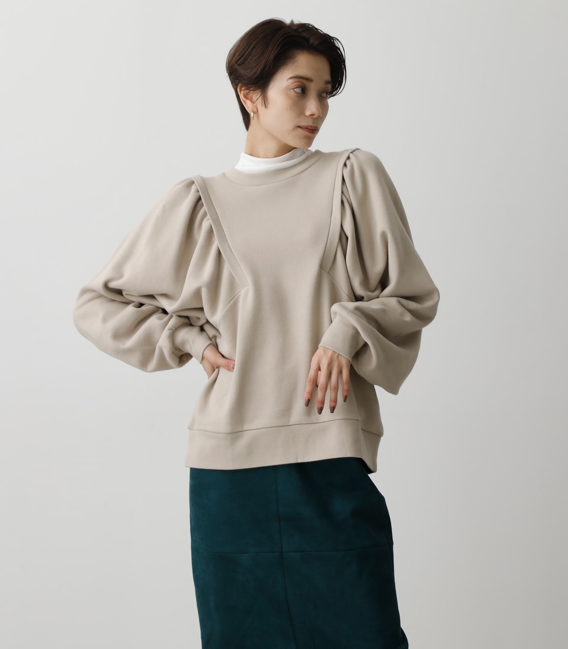 GATHER DESIGN TOPS/ギャザーデザイントップス｜AZUL BY MOUSSY