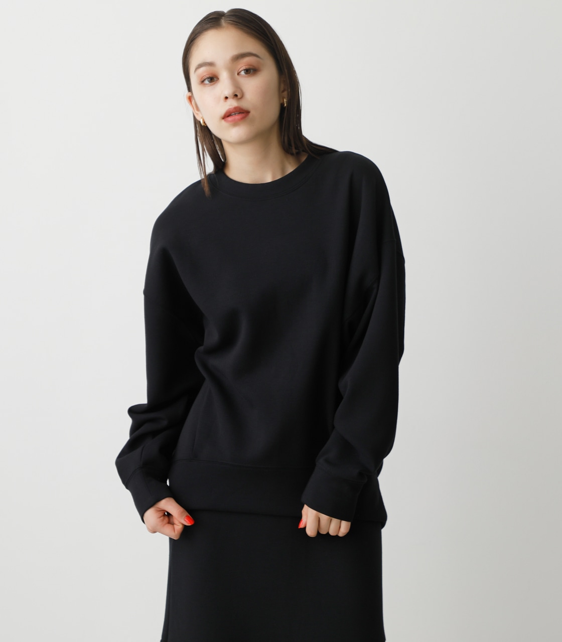 LUXE LOOSE TOPS/リュクスルーズトップス 詳細画像 BLK 1