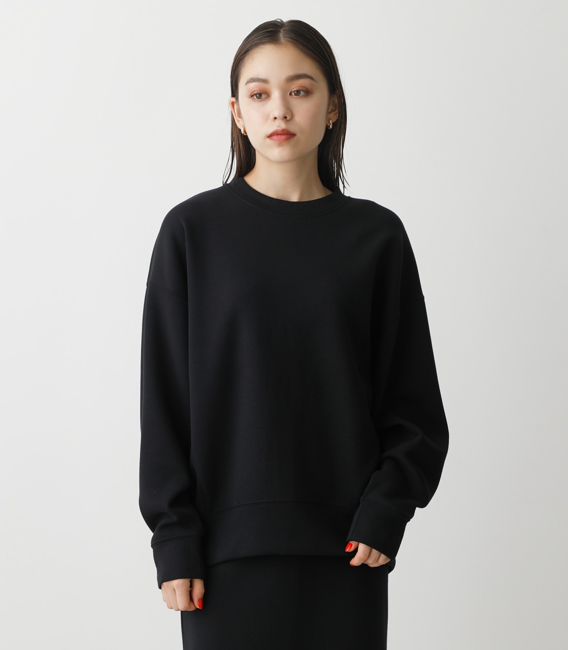 LUXE LOOSE TOPS/リュクスルーズトップス 詳細画像 BLK 5
