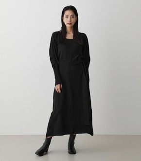 SQUARE NECK KNIT ONEPIECE/スクエアネックニットワンピース 詳細画像