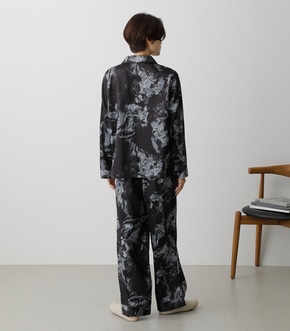 T/H SATIN FLOWER PAJAMAS/T/Hサテンフラワーパジャマ｜AZUL BY MOUSSY 