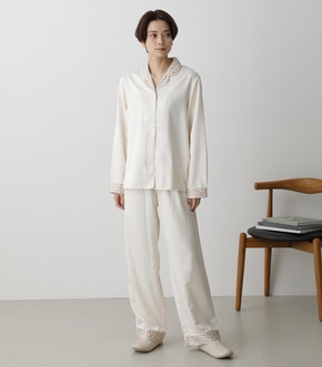 T/H SATIN PIPING PAJAMAS/T/Hサテンパイピングパジャマ 詳細画像