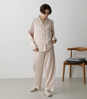 T/H SATIN PIPING PAJAMAS/T/Hサテンパイピングパジャマ 詳細画像