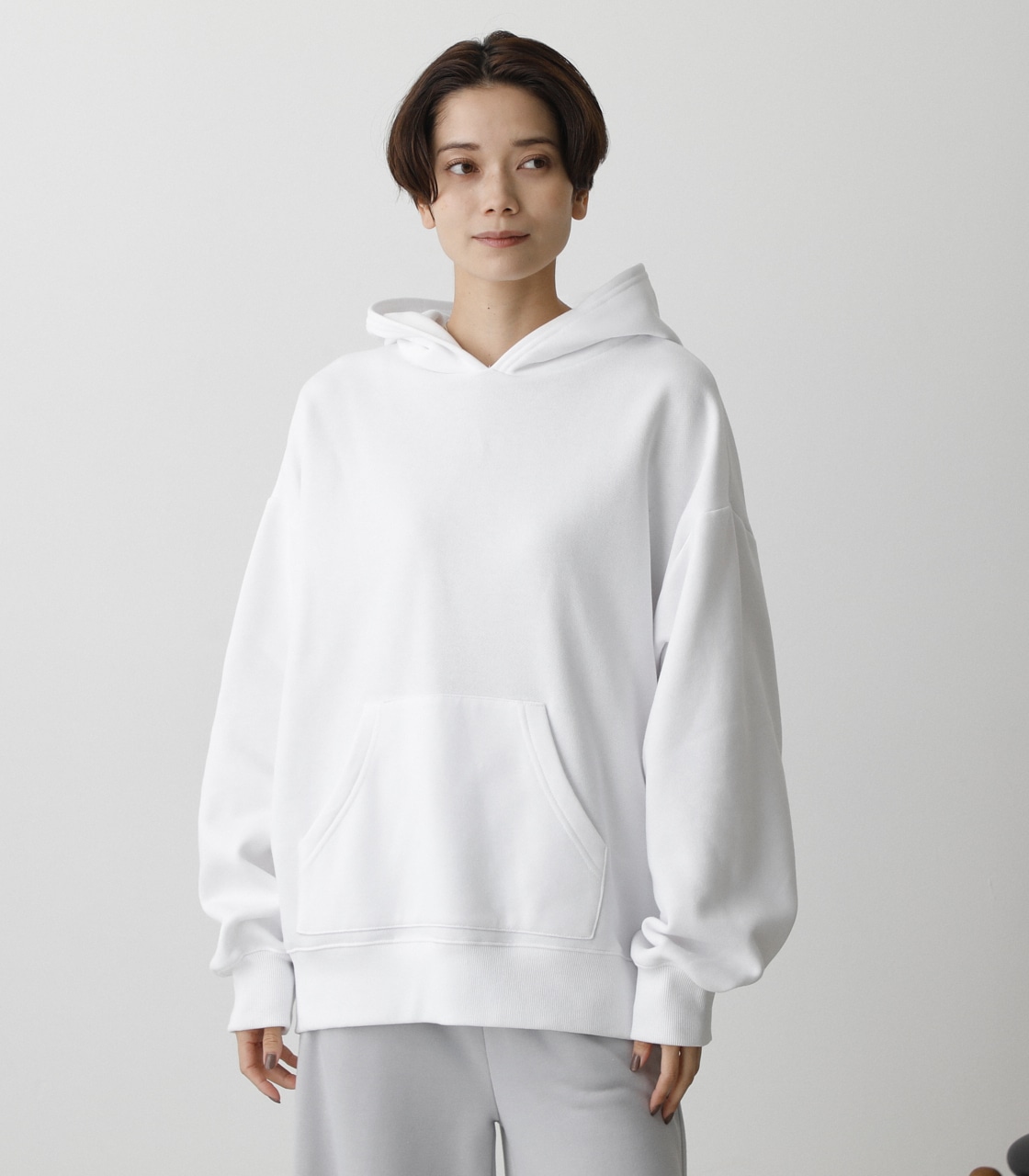 T/H EMBROIDERY HOODIE/T/Hエンブロイダリーフーディ 詳細画像 WHT 5