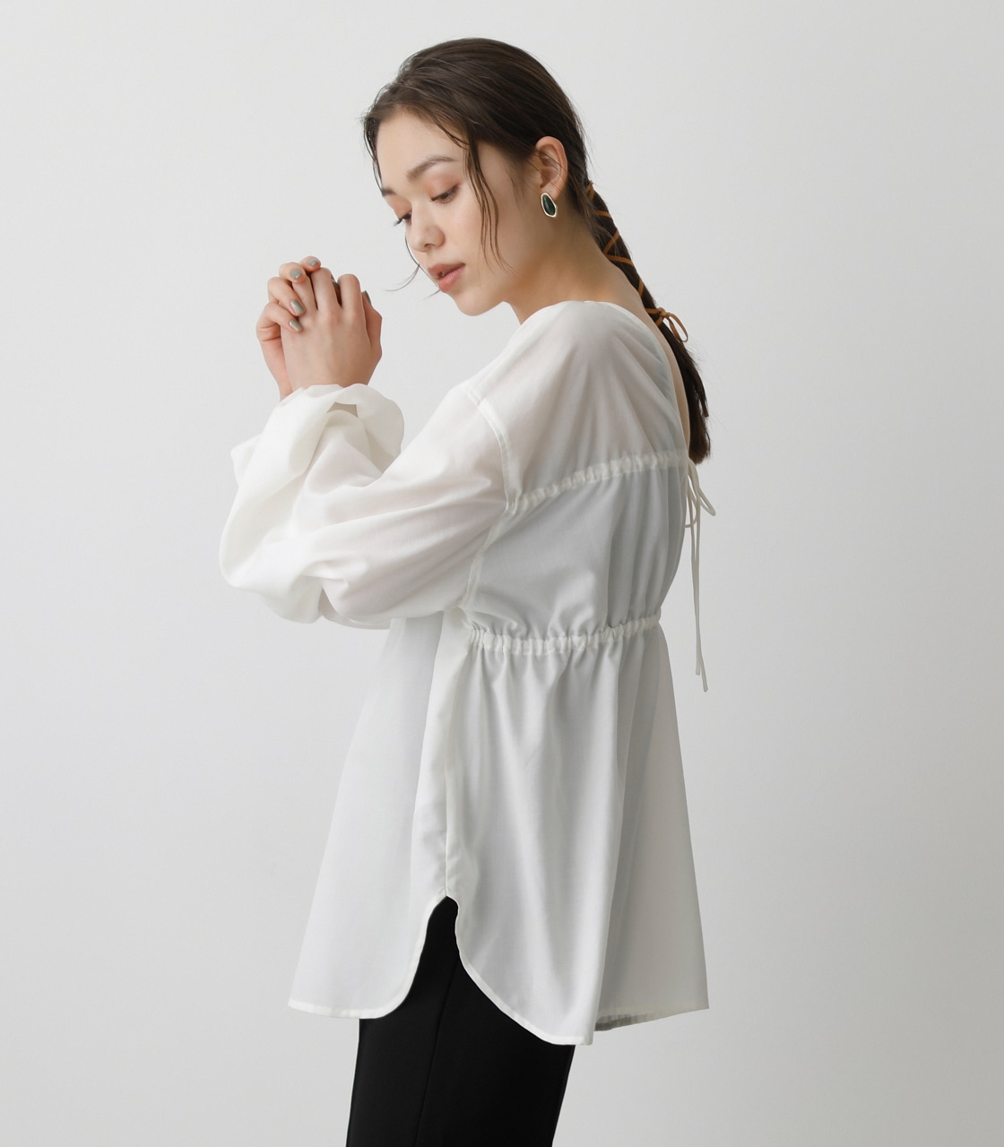 2WAY GATHER BLOUSE/2WAYギャザーブラウス｜AZUL BY MOUSSY（アズール