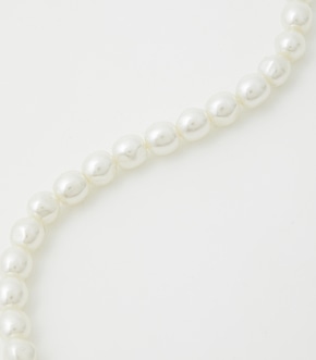 FAUX PEARL×CHAIN NECKLACE/フェイクパール×チェーンネックレス 詳細画像