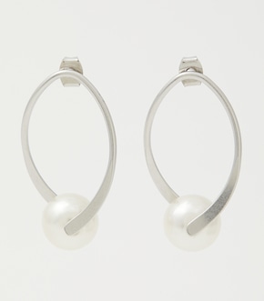 WRAPPED PEARL EARRINGS/ラップパールピアス