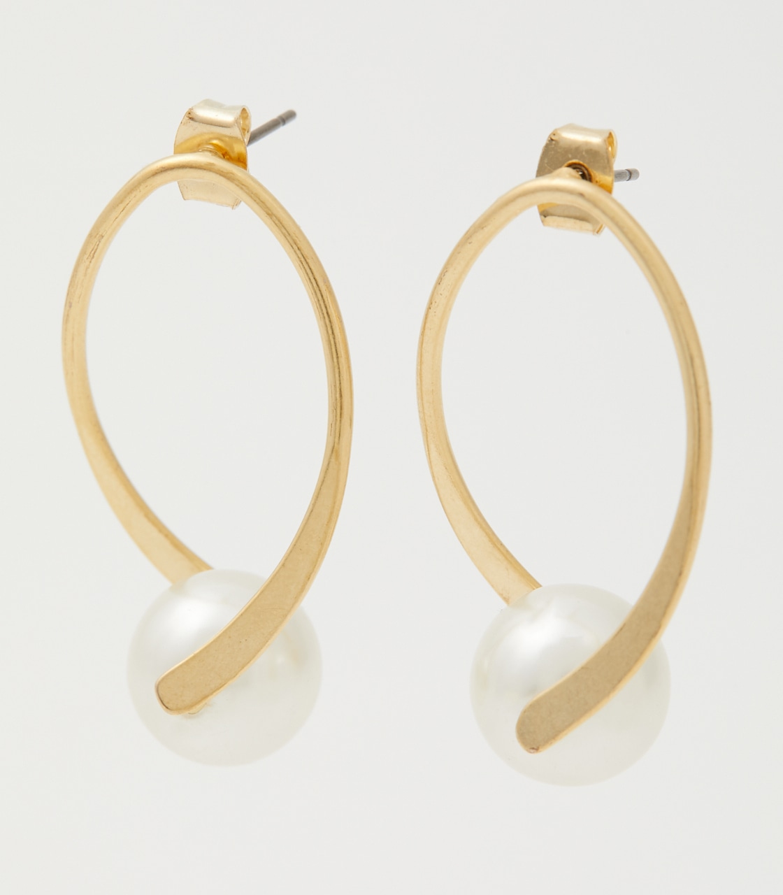 WRAPPED PEARL EARRINGS/ラップパールピアス 詳細画像 L/GLD 2