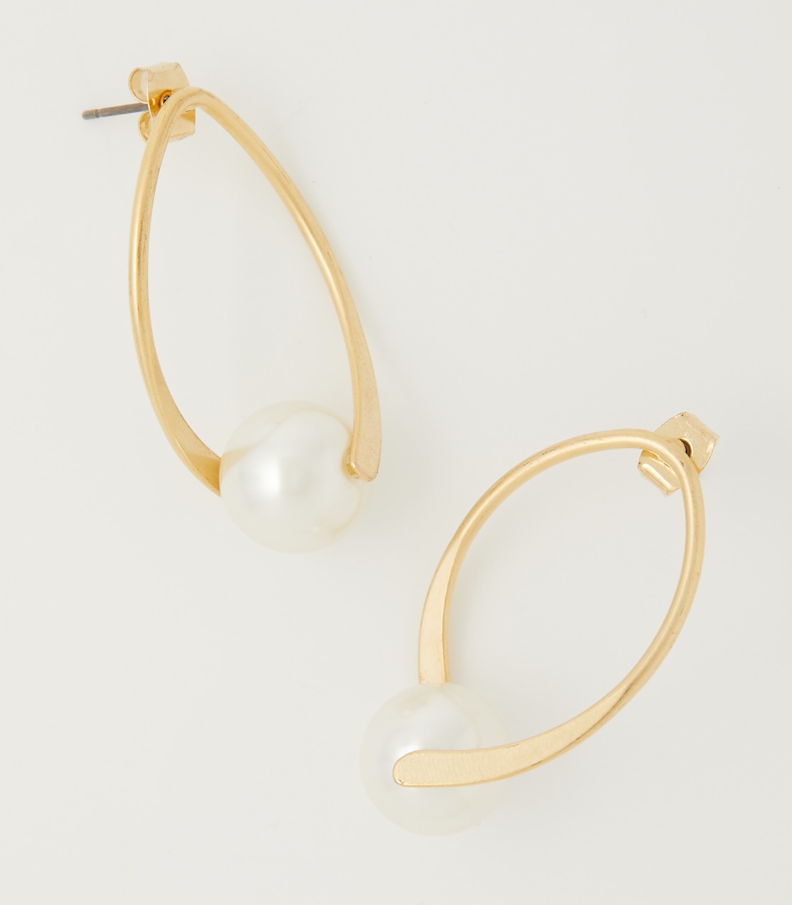 WRAPPED PEARL EARRINGS/ラップパールピアス 詳細画像 L/GLD 3