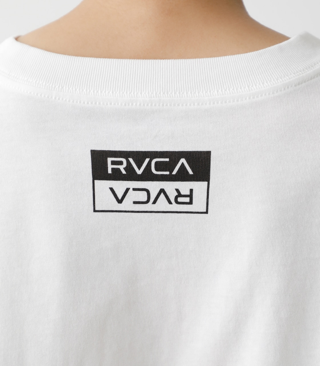 RVCA×AZUL FRONT LOGO TEE/RVCA×AZULフロントロゴTシャツ 詳細画像 WHT 9