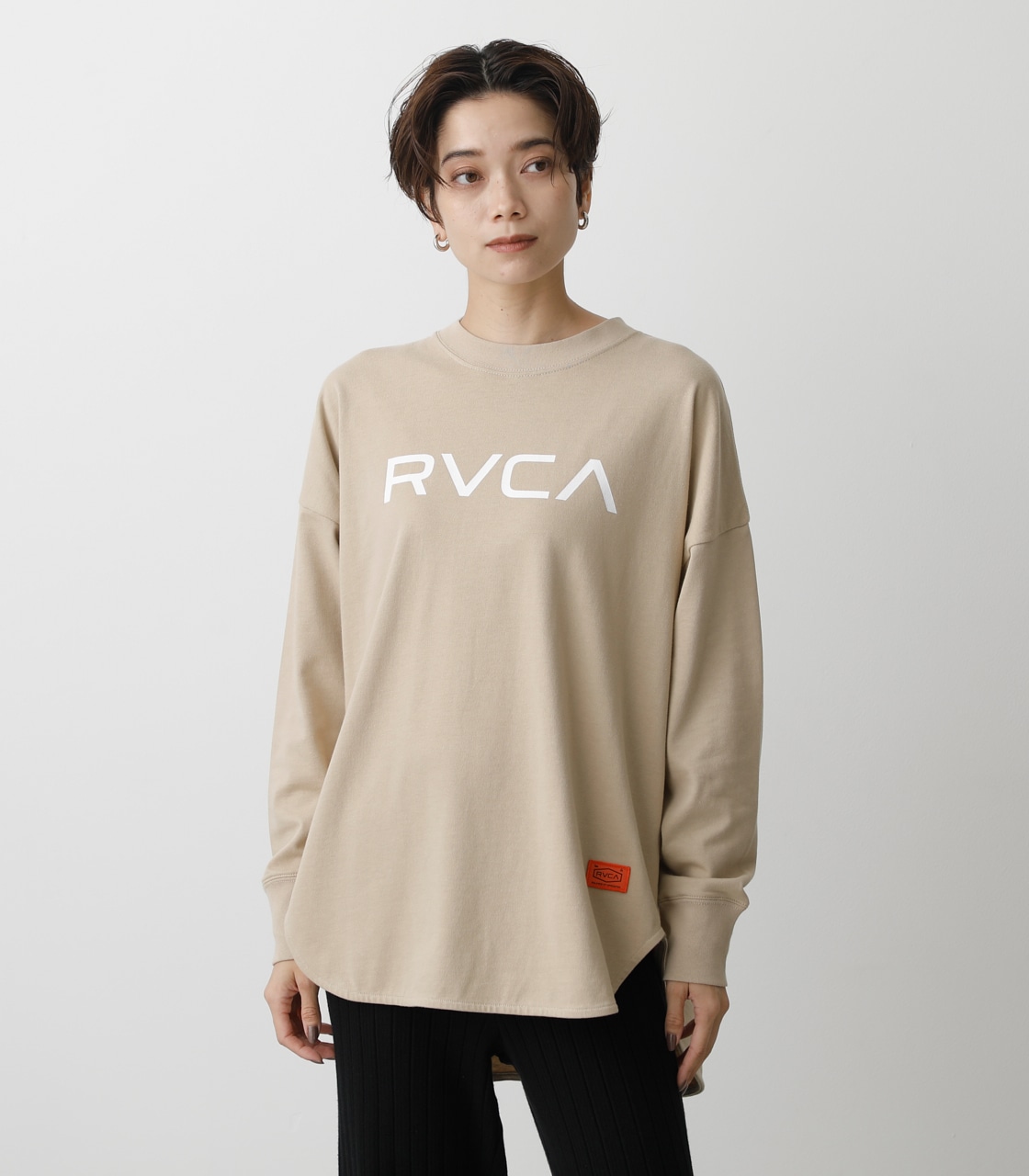 RVCA×AZUL FRONT LOGO TEE/RVCA×AZULフロントロゴTシャツ 詳細画像 BEG 5