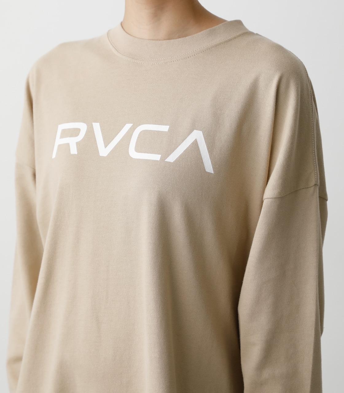 RVCA×AZUL FRONT LOGO TEE/RVCA×AZULフロントロゴTシャツ 詳細画像 BEG 8