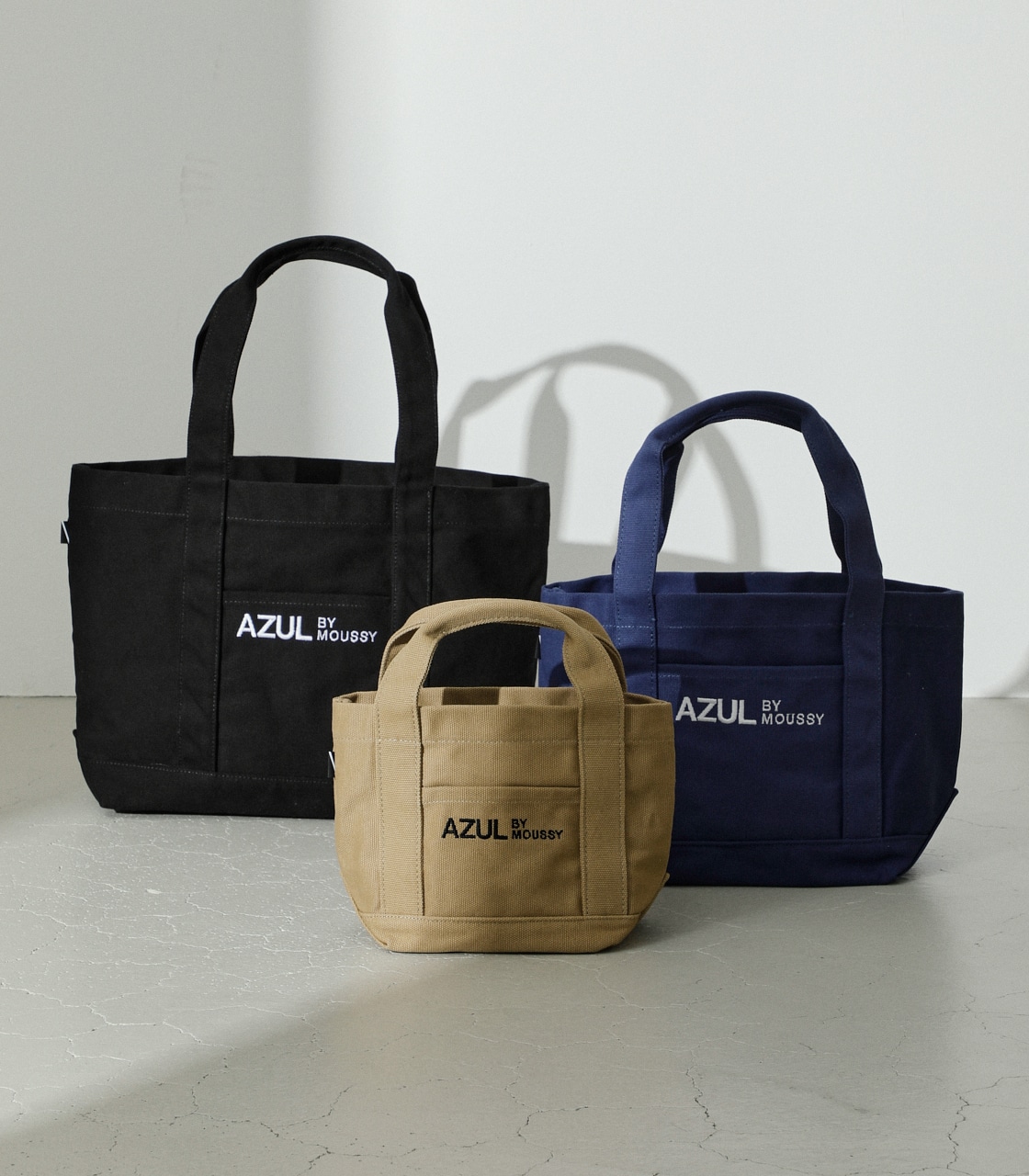 AZUL CANVAS MINI TOTE BAG/AZULキャンバスミニトートバッグ ...