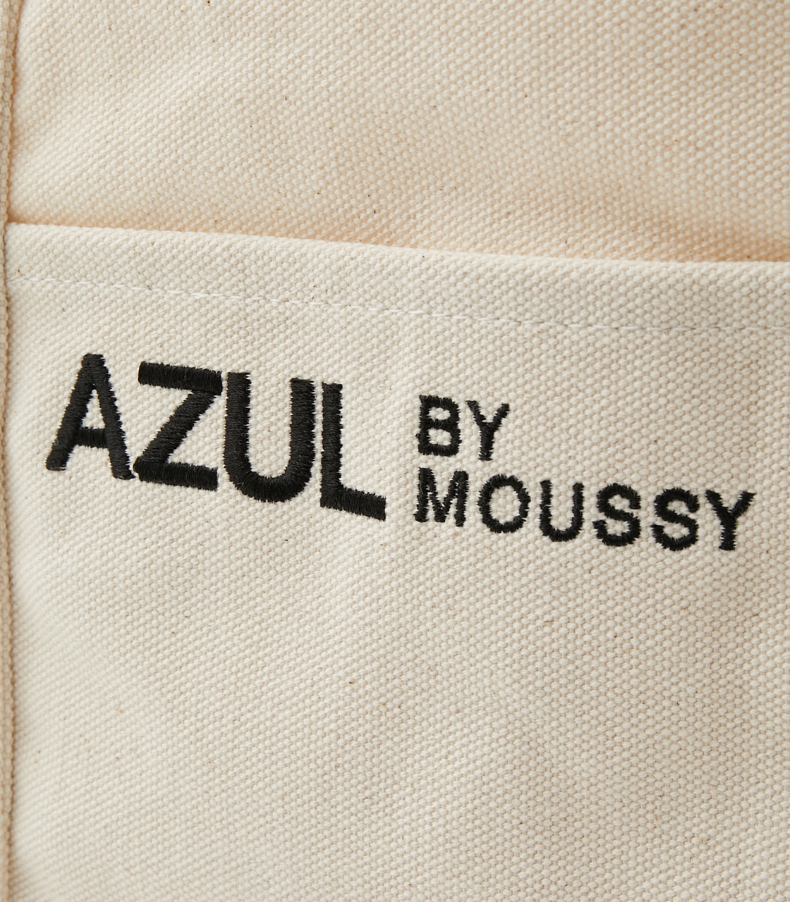 AZUL CANVAS BIG TOTE BAG/AZULキャンバスビッグトートバッグ 詳細画像 O/WHT 6