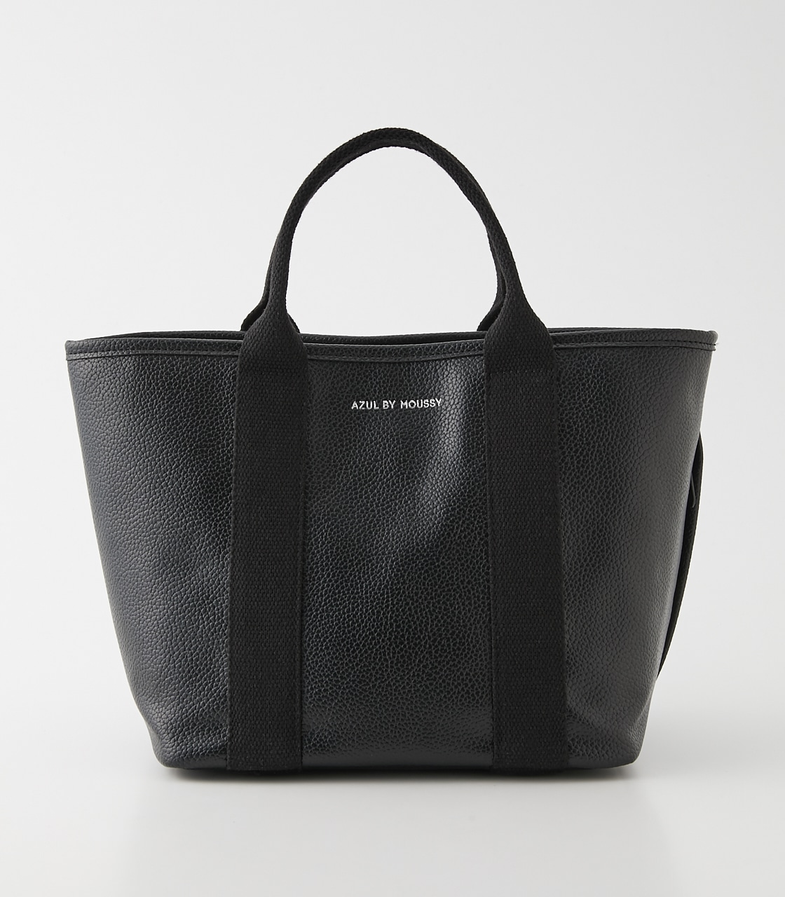 FAUX LEATHER MINI TOTE BAG/フェイクレザーミニトートバッグ 詳細画像 BLK 1