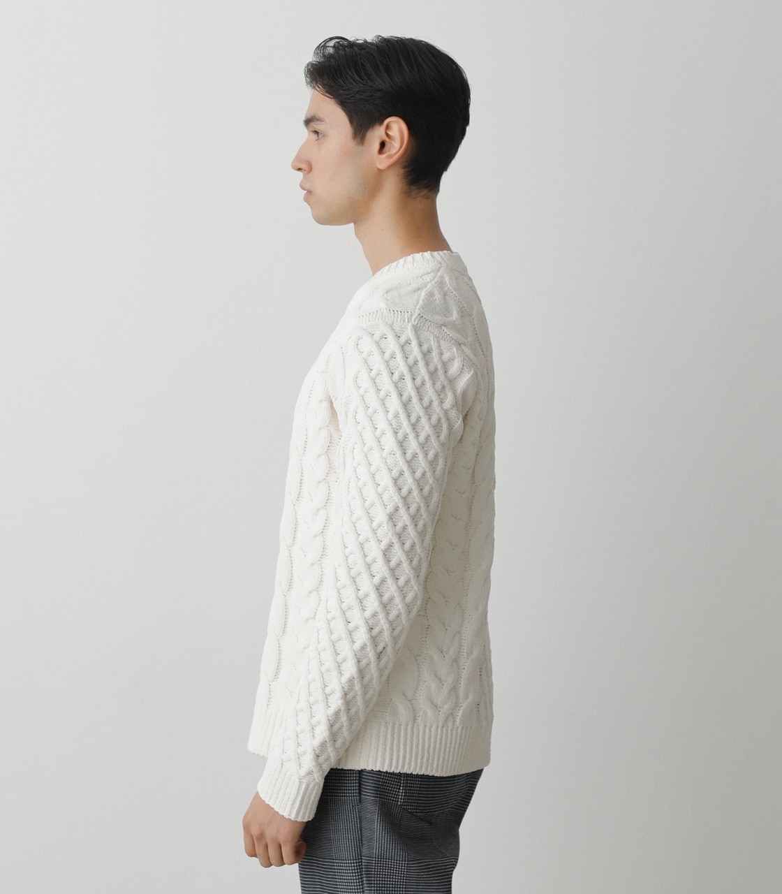 CHENILLE CABLE PULLOVER/シェニールケーブルプルオーバー 詳細画像 WHT 6