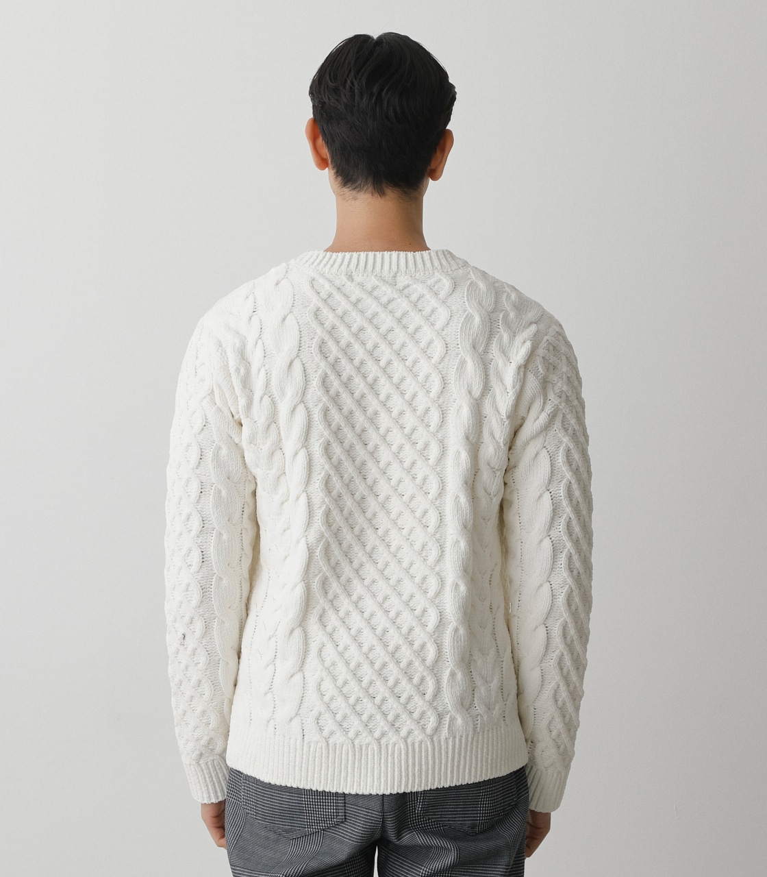 CHENILLE CABLE PULLOVER/シェニールケーブルプルオーバー 詳細画像 WHT 7