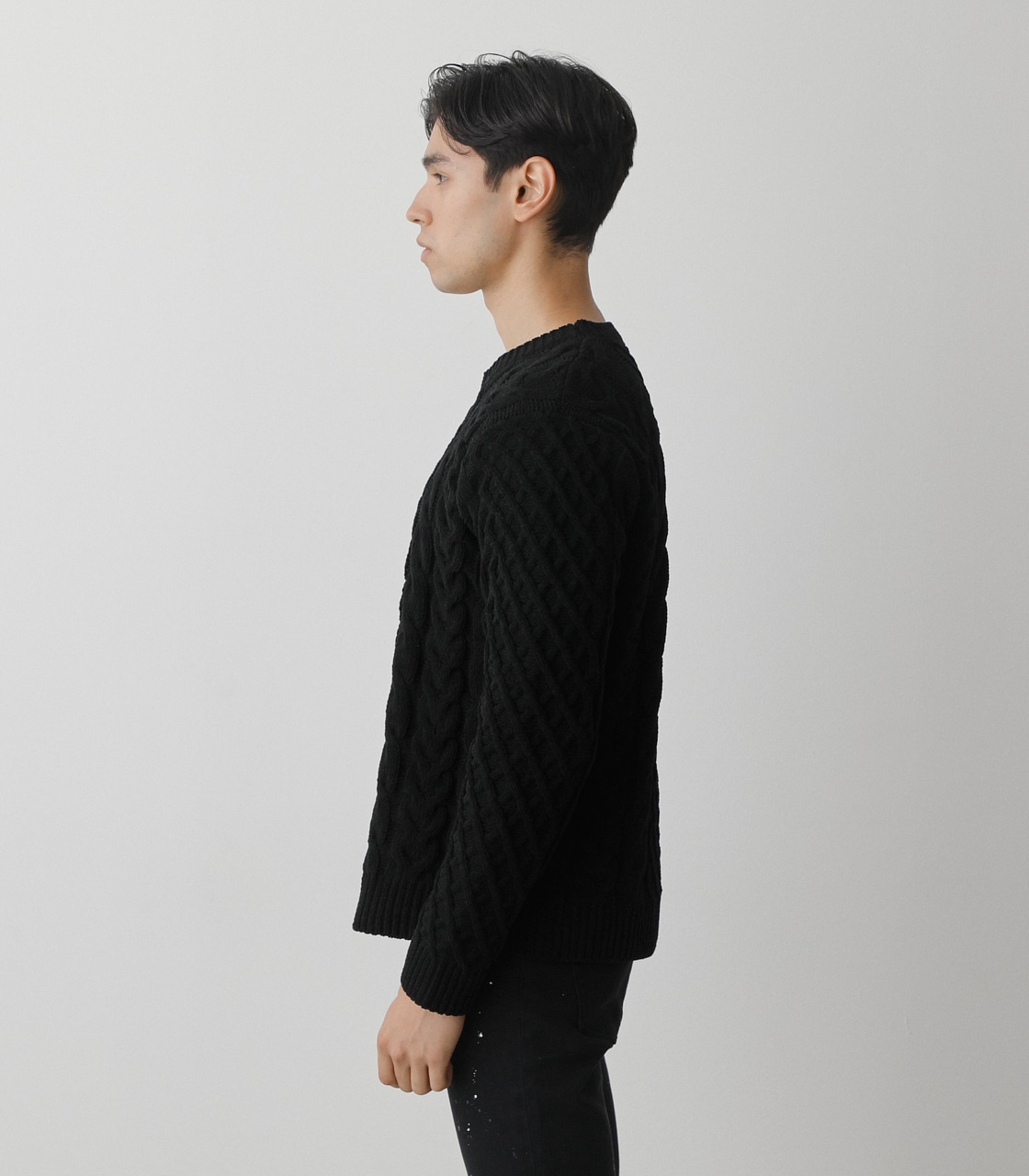 CHENILLE CABLE PULLOVER/シェニールケーブルプルオーバー 詳細画像 BLK 6