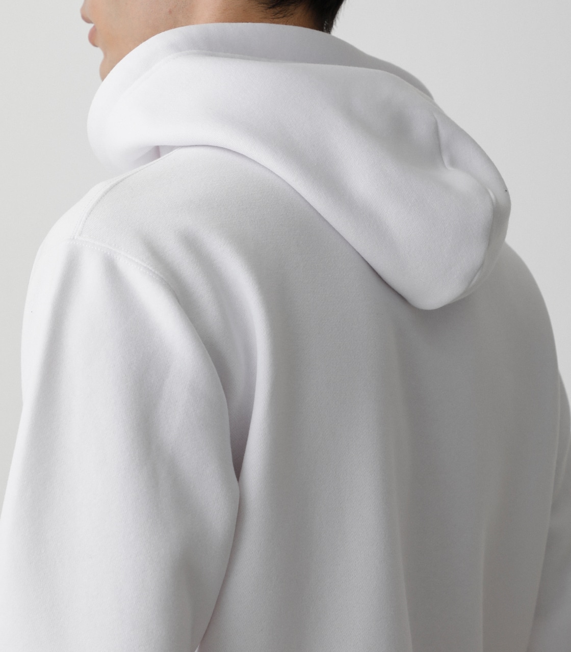 BRUSHED BACK COLOR HOODIE/ブラッシュドバックカラーフーディ 詳細画像 WHT 9