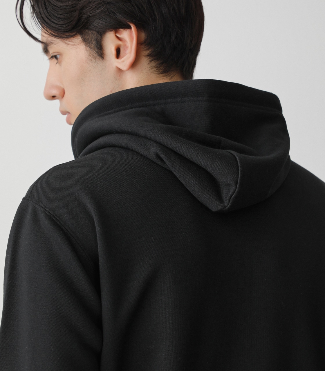 BRUSHED BACK COLOR HOODIE/ブラッシュドバックカラーフーディ 詳細画像 BLK 9