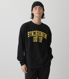 OUT OF SYNCHRONISM LONG TEE/アウトオブシンクロロングTシャツ