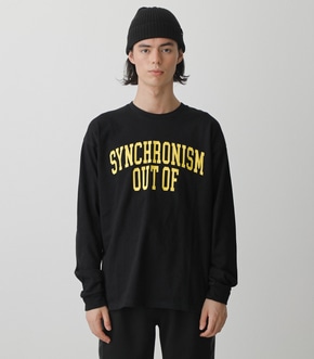OUT OF SYNCHRONISM LONG TEE/アウトオブシンクロロングTシャツ 詳細画像