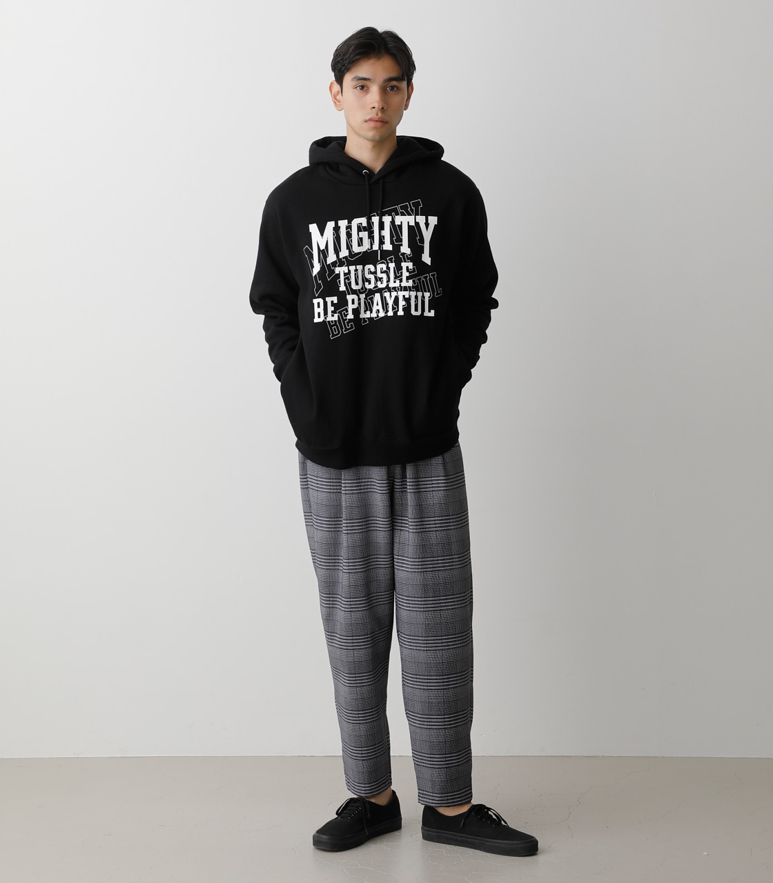 MIGHTY TUSSELL HOODIE/MIGHTYTUSSELLフーディ 詳細画像 BLK 4