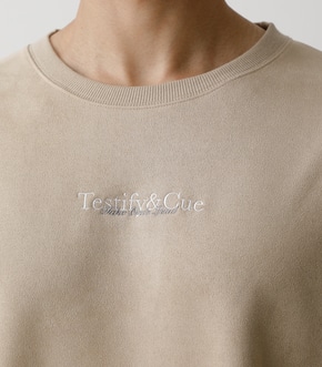 FAUX SUEDE EMBROIDERY PULLOVER/フェイクスエードエンブロイダリープルオーバー 詳細画像