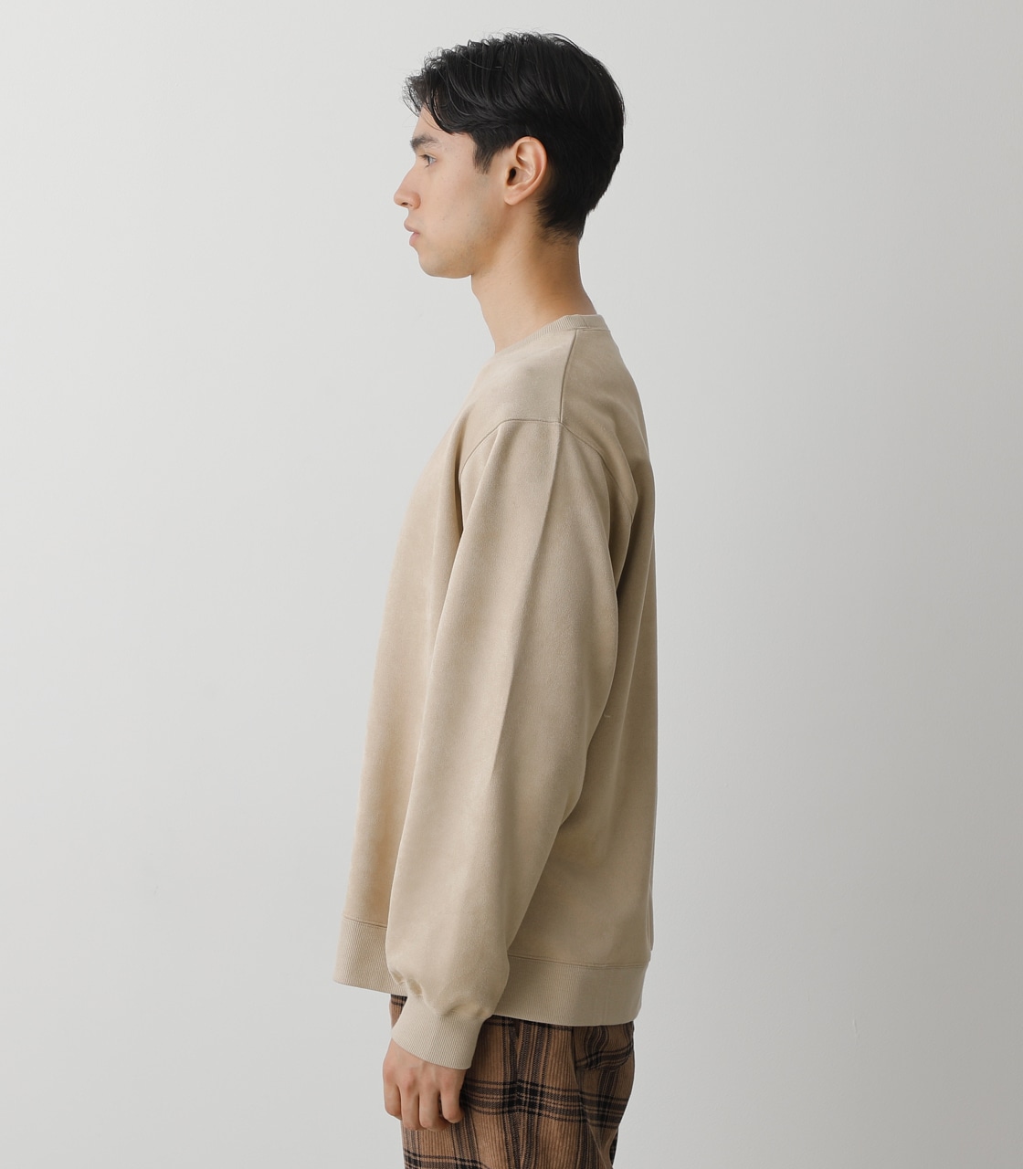 FAUX SUEDE EMBROIDERY PULLOVER/フェイクスエードエンブロイダリープルオーバー 詳細画像 BEG 6