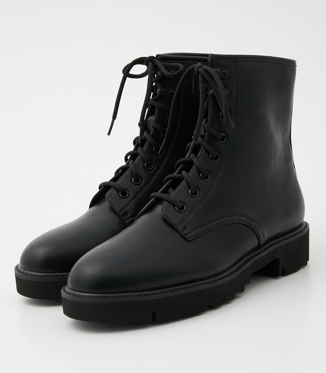 LACE UP BOOTS/レースアップブーツ 詳細画像 BLK 1