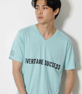 OVERTAKE V/N TEE/オーバーテイクVネックTシャツ 詳細画像