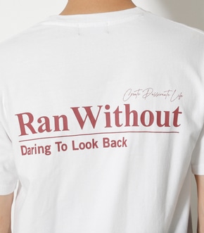 RAN WITHOUT GRADATION TEE/ランウィズアウトグラデーションTシャツ 詳細画像